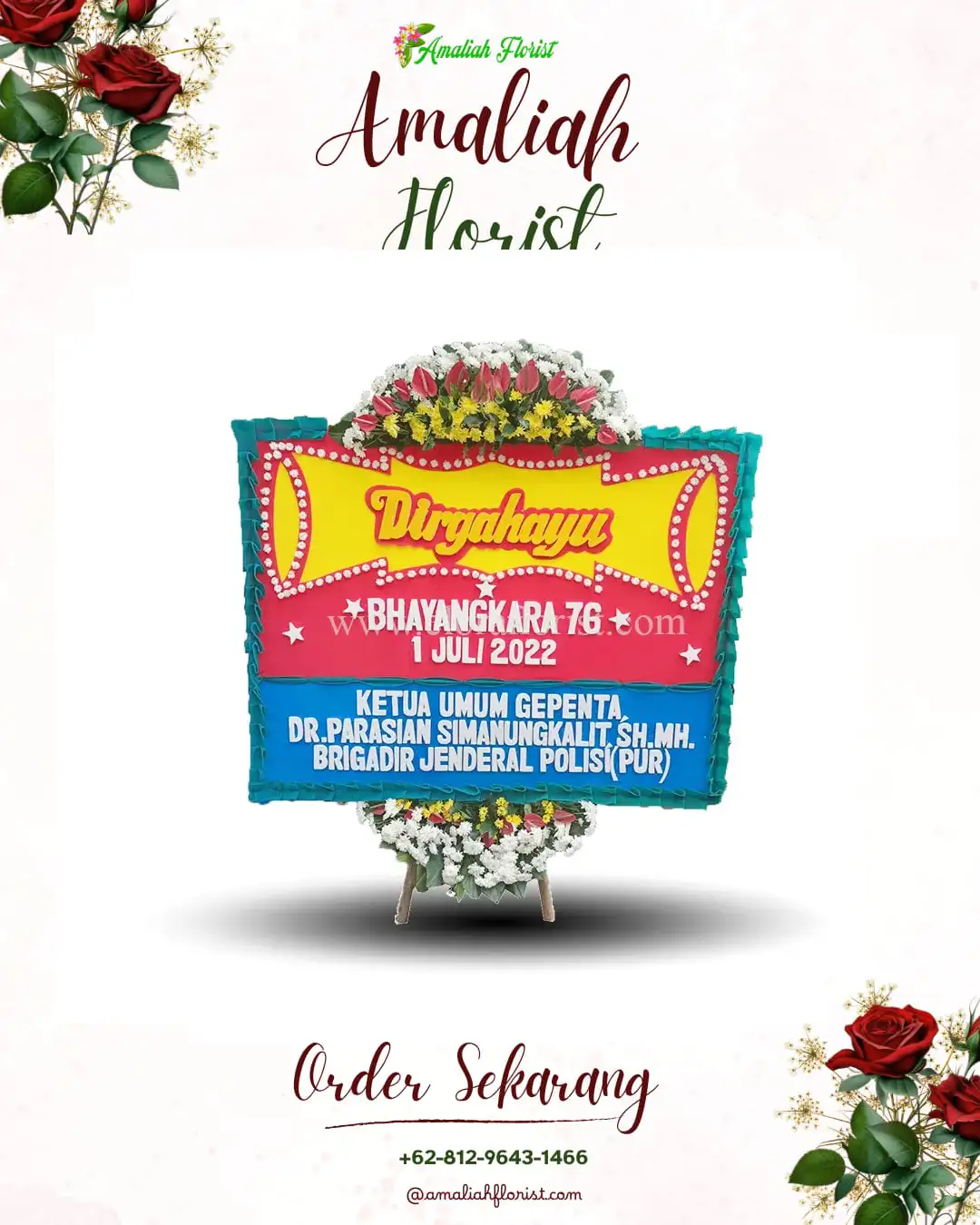 Papan Bunga HUT Ulang Tahun Simpang Hulu